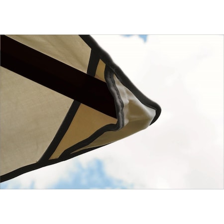 Superherostuff 14 sq. ft. Sun Dura Replacement Canopy Cover for Gazebo, Khaki PA2649303